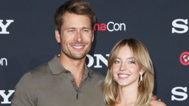 sydney sweeney, glen powell