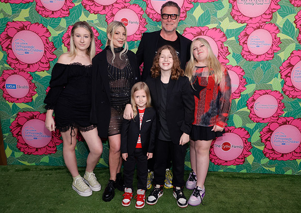 Tori Spelling and kids