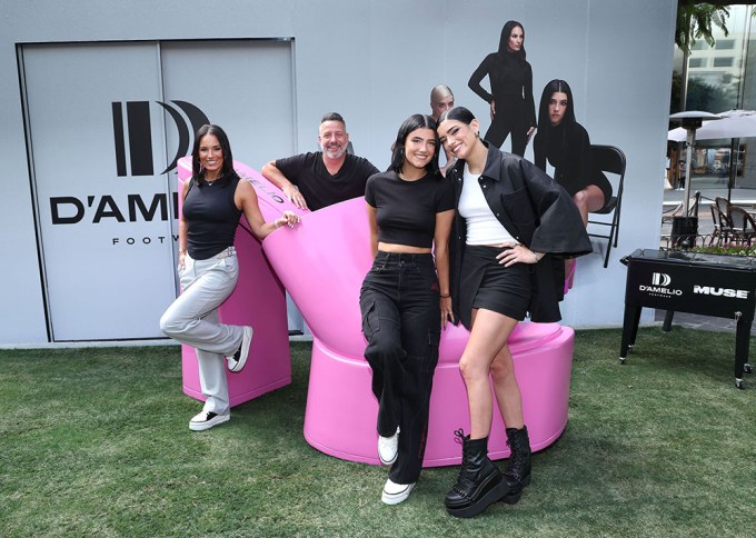 The D`Amelio Family Stops By Their Footwear Pop Up At The Grove