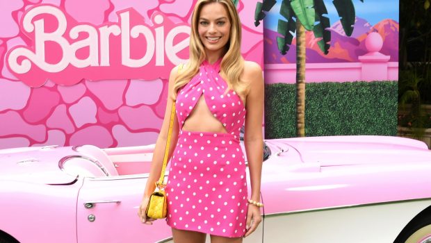 Celebs Wearing Hot Pink Looks: Florence Pugh, Margot Robbie & More Stars