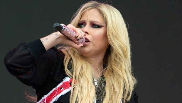 Avril Lavigne performs during day four of Glastonbury Festival 2024