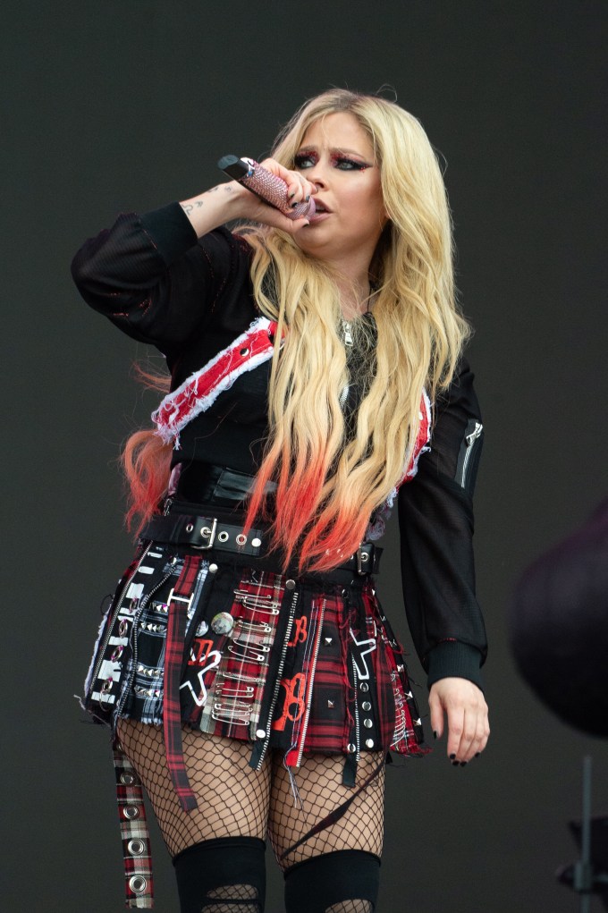 Avril Performing at Glastonbury Festival 2024