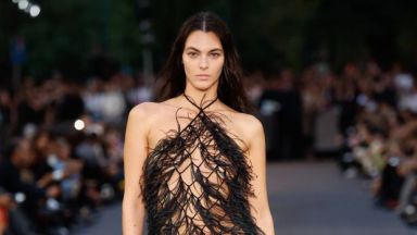 Vittoria Ceretti wears sheer dress after Leo DiCaprio outing