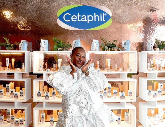 Model Achieng Agutu attends a Cetaphil Event at Think Coffee in SoHo