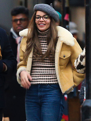 Leslie Grace filming a scene from Batgirl