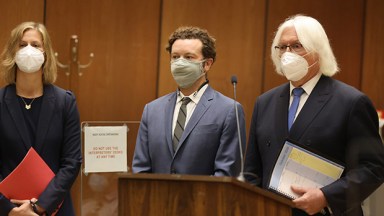 Danny Masterson standing in court during his trial