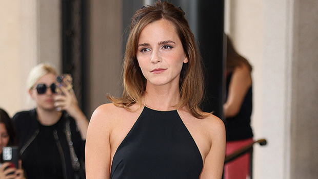 Emma Watson Looked Stunning in a Short LBD for Milan Fashion Week