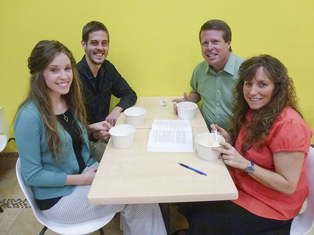 Jim Bob, Michelle, Jill Duggar, Derick Dillard