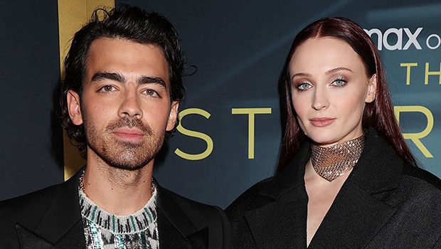 Joe Jonas and Sophie Turner wearing black outfits on the red carpet