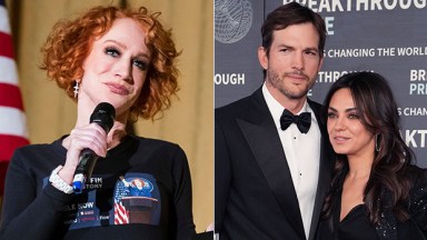 Kathy Griffin, Ashton Kutcher, Mila Kunis