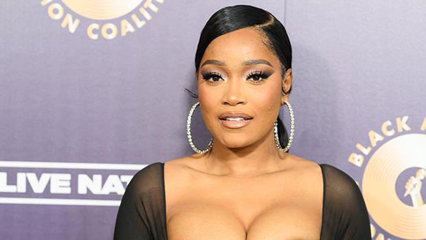 Keke Palmer Sizzles in Plunging Black Dress 2 Months After Darius Jackson Outfit Shaming Drama: Photos