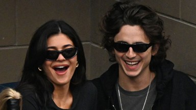 Kylie Jenner and Timothee Chalamet at the U.S. Open