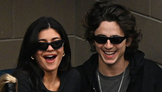 Kylie Jenner and Timothee Chalamet at the U.S. Open