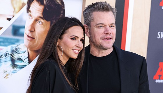 Matt Damon and Luciana Barroso