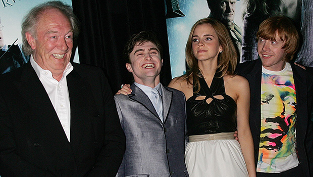 Michael Gambon Daniel Radcliffe Emmat Watson Rupert Grint