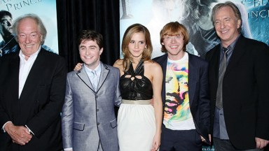 Michael Gamdon Daniel Radcliffe Emma Watson Super Grint Alan Rickman
