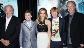 Michael Gamdon Daniel Radcliffe Emma Watson Super Grint Alan Rickman