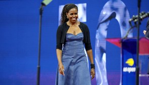michelle obama jean dress