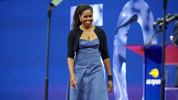 michelle obama jean dress