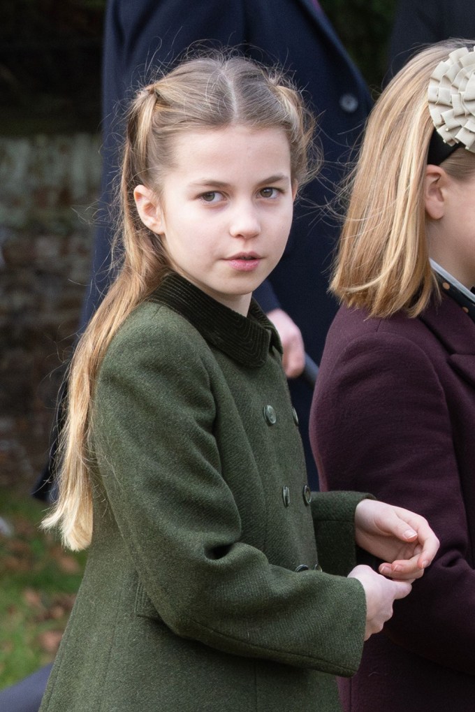 Princess Charlotte on Christmas Day 2023