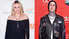 Shanna Moakler and Travis Barker