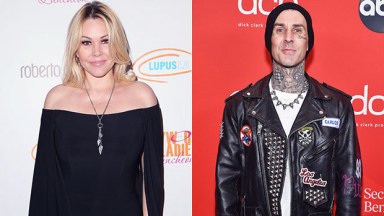 Shanna Moakler and Travis Barker