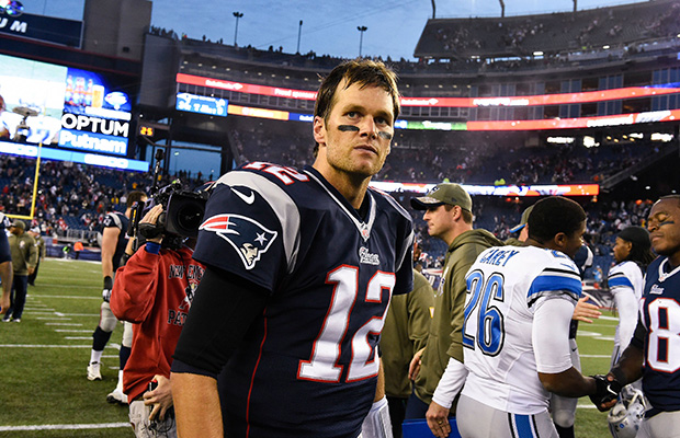 Tom Brady is honored by the Patriots alongside children Jack