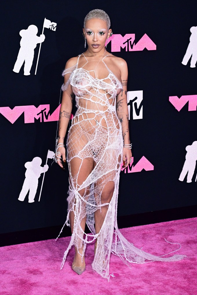 Tinashe in see through dress at the VMAs Sports, Hip Hop & Piff The