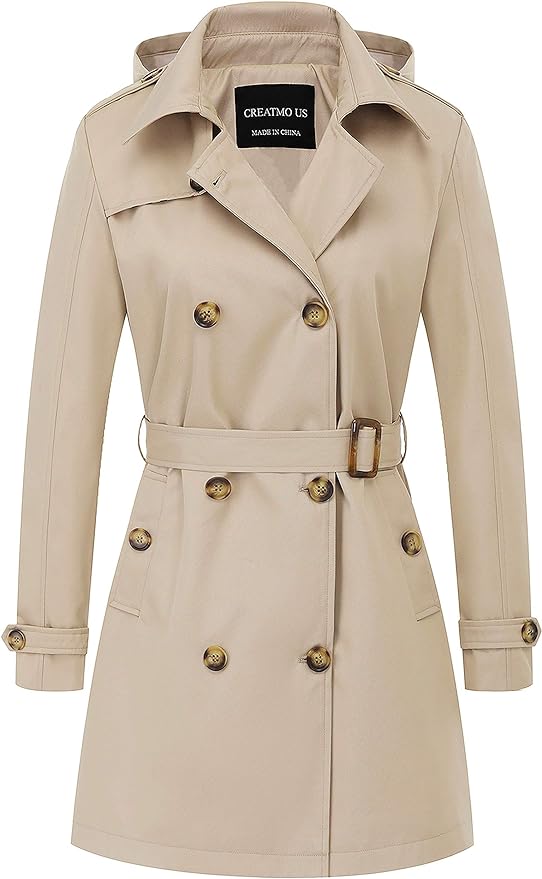 Women's trench hot sale coat dress