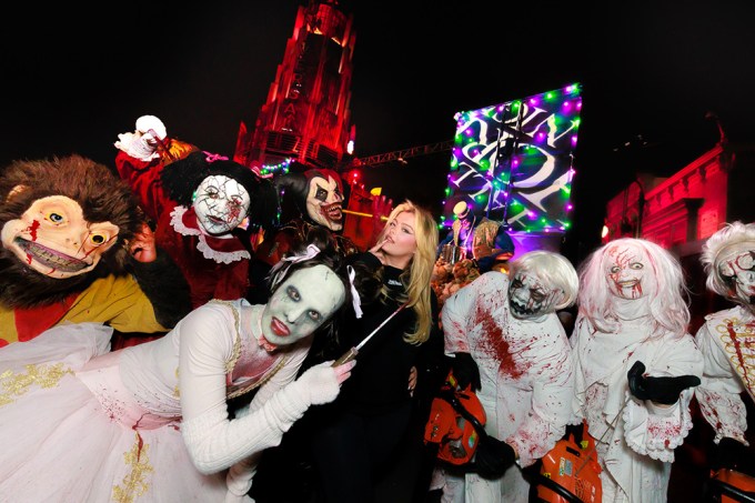 Singer Bebe Rexha has the best night of her life at Halloween Horror Nights