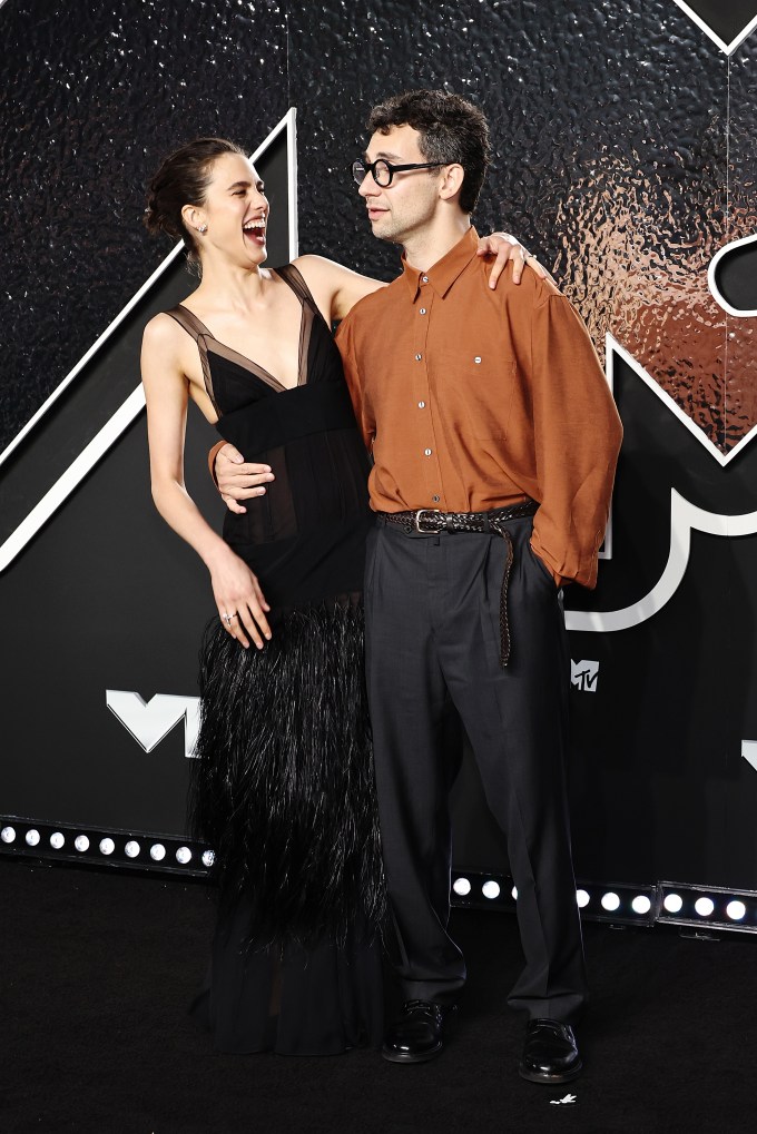 Jack Antonoff & Margaret Qualley at the 2024 VMAs