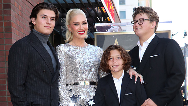 Gwen Stefani’s Sons Kingston & Zuma Look So Grown Up & Are Almost Taller Than Their Mom at Walk of Fame Ceremony
