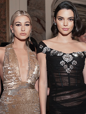 hailey bieber kendall jenner