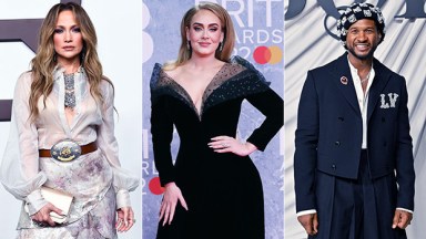 jennifer lopez, adele, usher