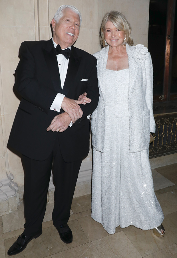 Martha Stewart and Dennis Basso