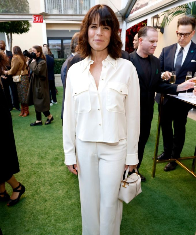 Neve Campbell at the 2024 BAFTA Tea Party