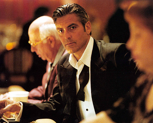 George Clooney in an Ocean's Eleven scene