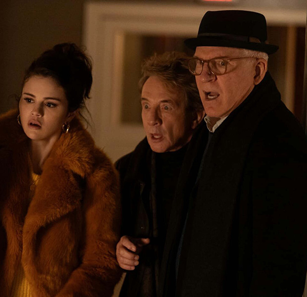 Only Murders in the Building scene with Selena Gomez, Martin Short and Steve Martin