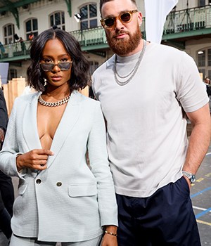 Kayla Nicole, Travis Kelce
Rhude: SS20 Presentation, Lycée Carnot, Paris, France, Île-de-France, France - 22 Jun 2019