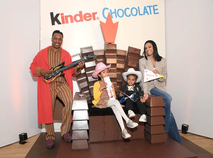 Leslie Odom Jr. And Family Enjoy Themselves At The Kinder Chocolate U.S. Launch `Kinderland`