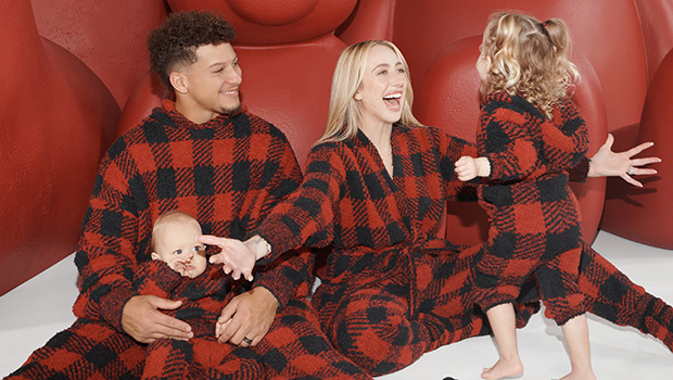 Brittany Mahomes’ Family Match In SKIMS For New Holiday Campaign ...