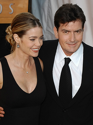 Charlie Sheen and Denise Richards