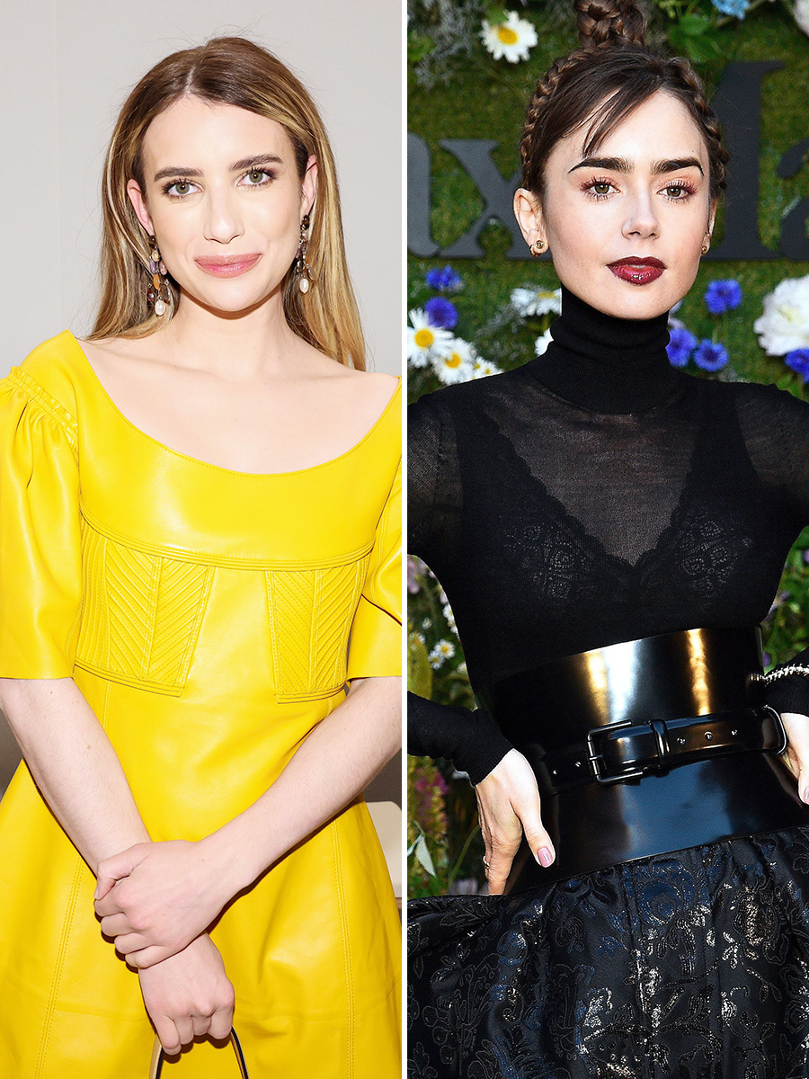 emma roberts lily collins jeans