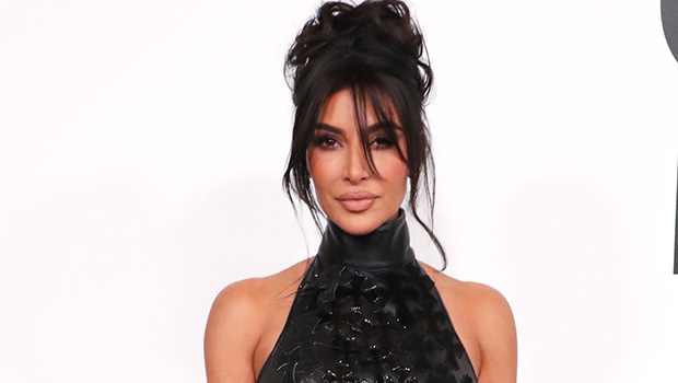 Kim Kardashian Rocks Black Halter Dress at 2023 CFDA Fashion Awards ...