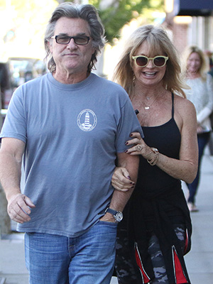 Kurt Russell and Goldie Hawn