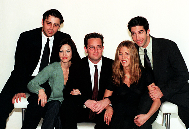 'Friends' cast Matt LeBlanc, Courteney Cox, Matthew Perry, Jennifer Aniston and David Schwimmer