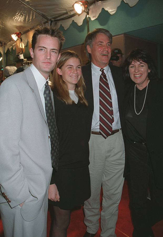 Matthew Perry and family