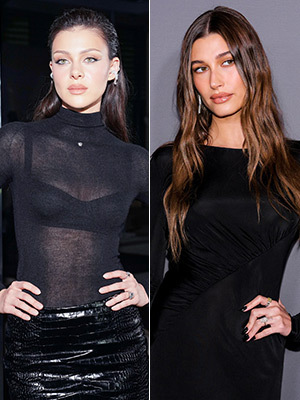 hailey bieber, nicola peltz