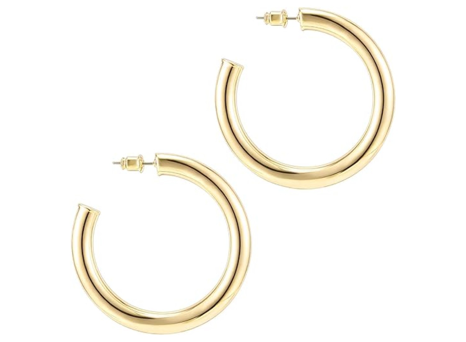 Pavoi 14K Gold-Plated Chunky Hoops