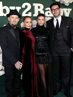 Joel Madden, Nicole Richie, Sofia Richie and Elliot Grainge